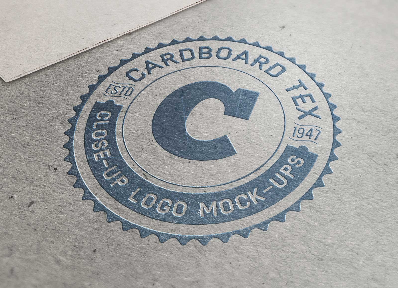 Download Free Cardboard & Metal Sheet Logo Mockup PSD Files - Good Mockups