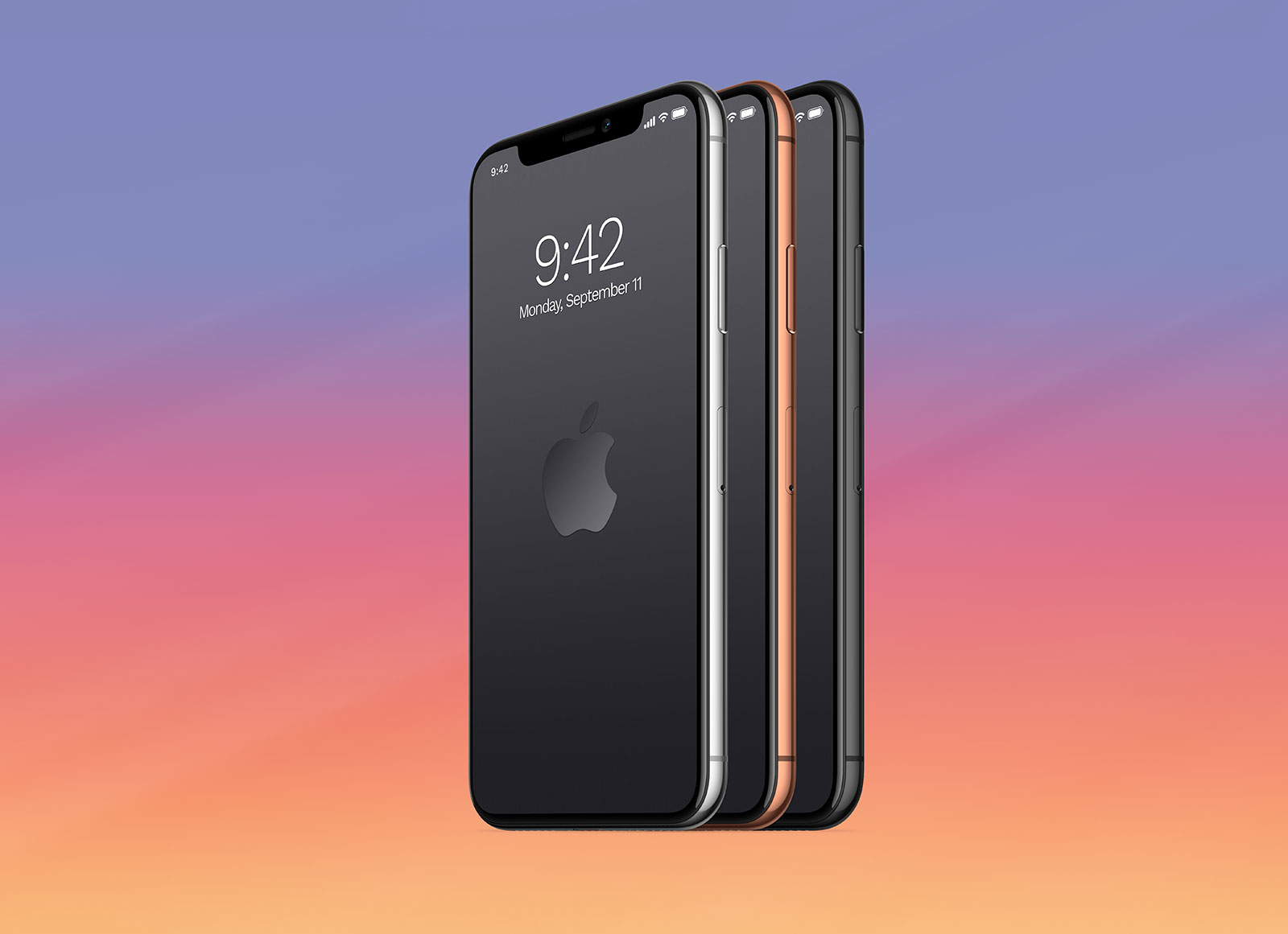 Download Free iPhone X Side View PSD Mockup Template - Good Mockups