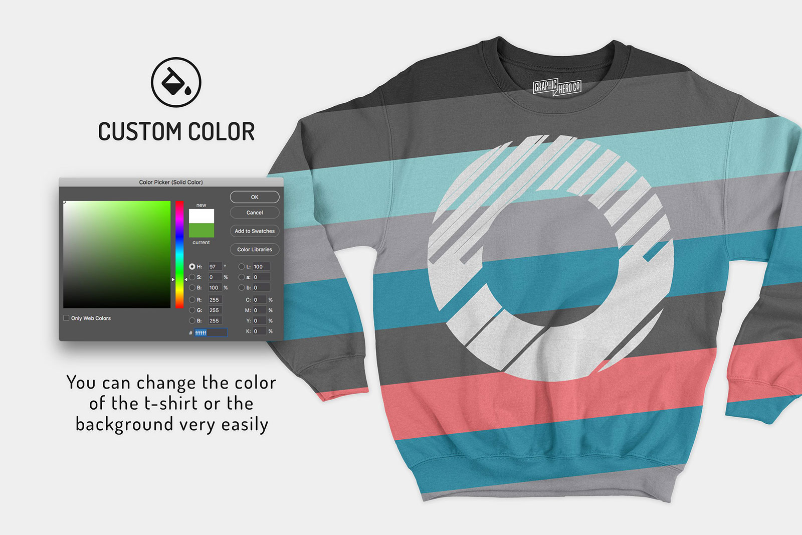 Free Front & Back Crewneck Sweatshirt Mockup PSD - Good ...