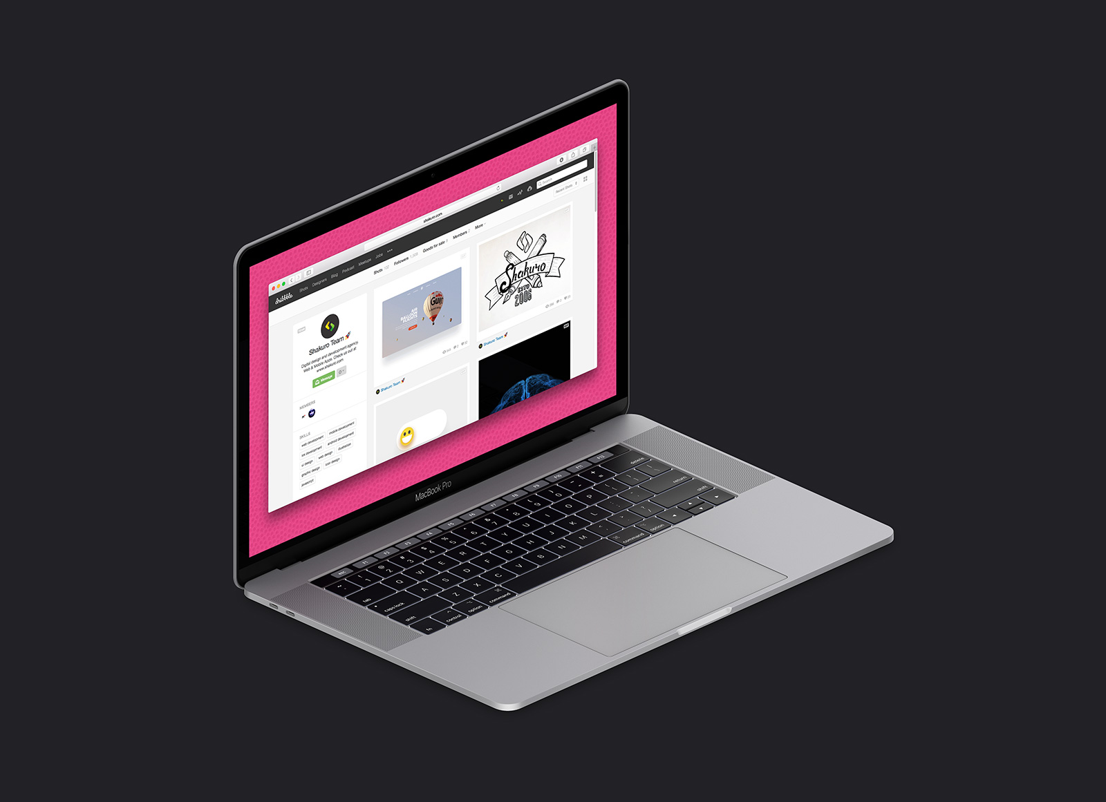 Download Free Isometric Apple Macbook Pro 4K Mockup PSD - Good Mockups PSD Mockup Templates