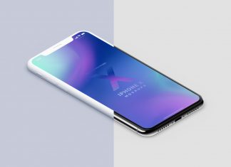 Free-Isometric-Clay-&-Realistic-iPhone-X-PSD-Mockups-6