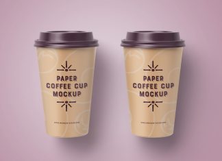 Free Paper Coffee Cup Mockup PSD (4)