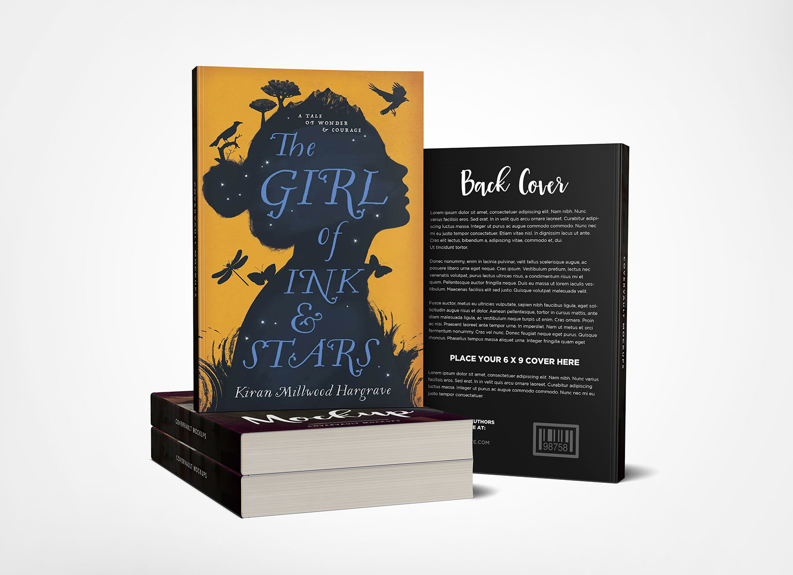 Free-Stacked-Books-With-Back-Cover-Mockup-PSD