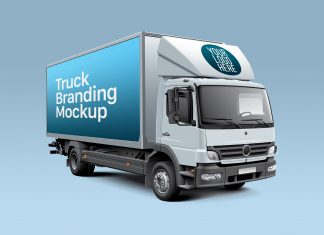 Free-White-Cube-Truck-Branding-Mockup-PSD