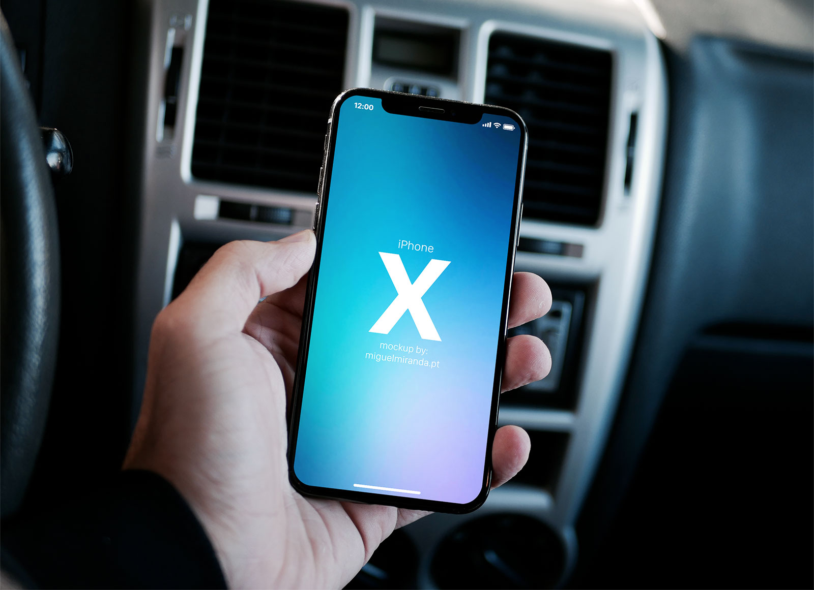 Download Free iPhone X Hand Photo Mockup PSD - Good Mockups