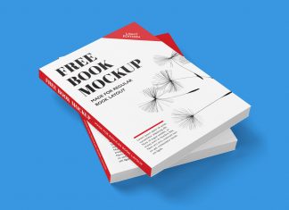 Free Paperback Book Mockup PSD