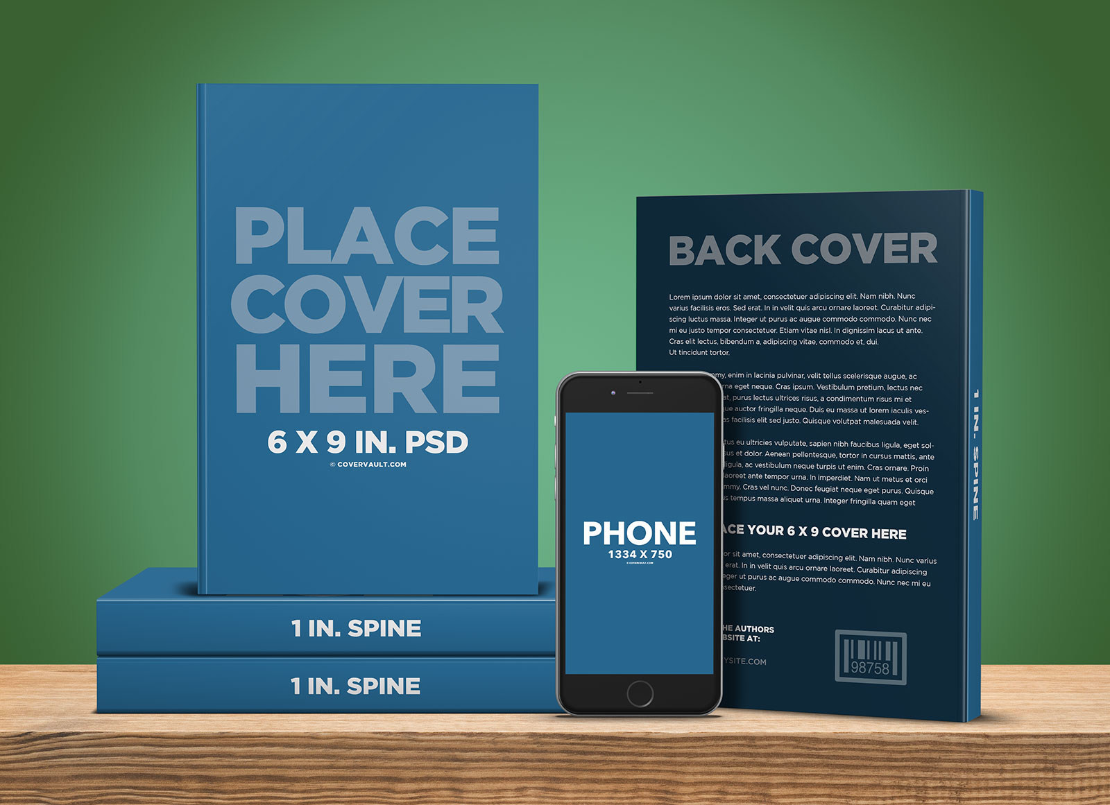 Download Free Book Promo Template with Ereader Presentation Mockup PSD - Good Mockups