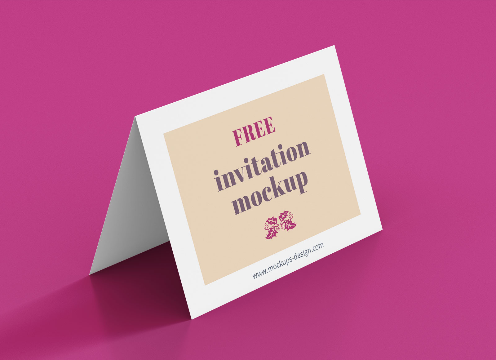 Download Free A7 Bi-Fold Greeting / Invitation Card Mockup PSD Set - Good Mockups