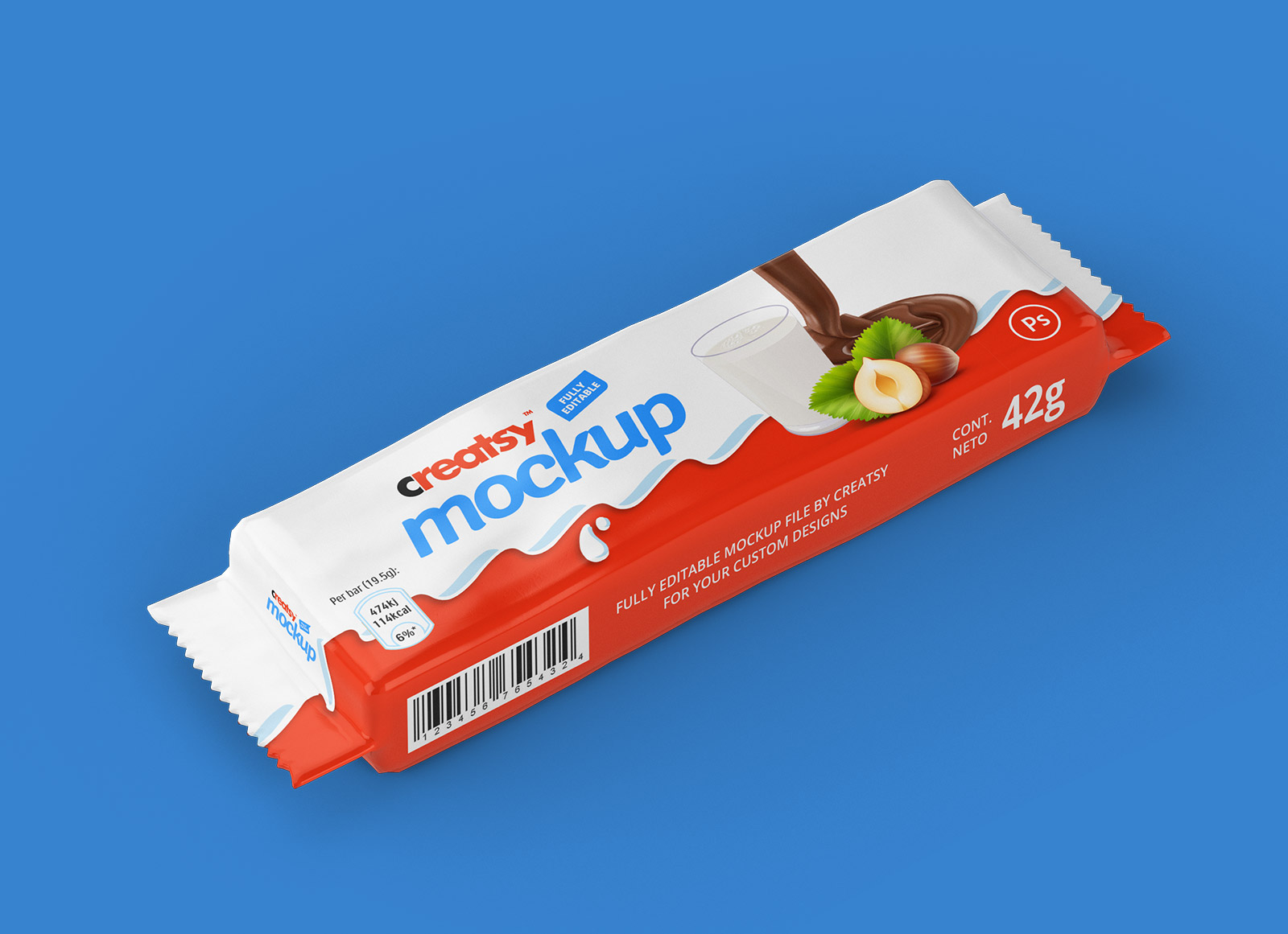 Download Free Free Chocolate Bar Wrapper Packaging Mockup Psd Good Mockups PSD Mockups.