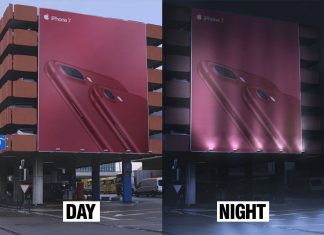 Free Day & Night Outdoor Building Billboard Mockup PSD