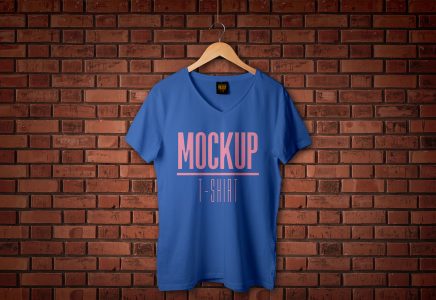 Free Short Sleeves Kids T-Shirt Mockup-PSD - Good Mockups