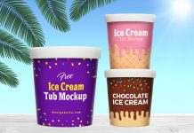 Free-Ice-Cream-Bucket-Sorbet-Tub-Mockup-PSD