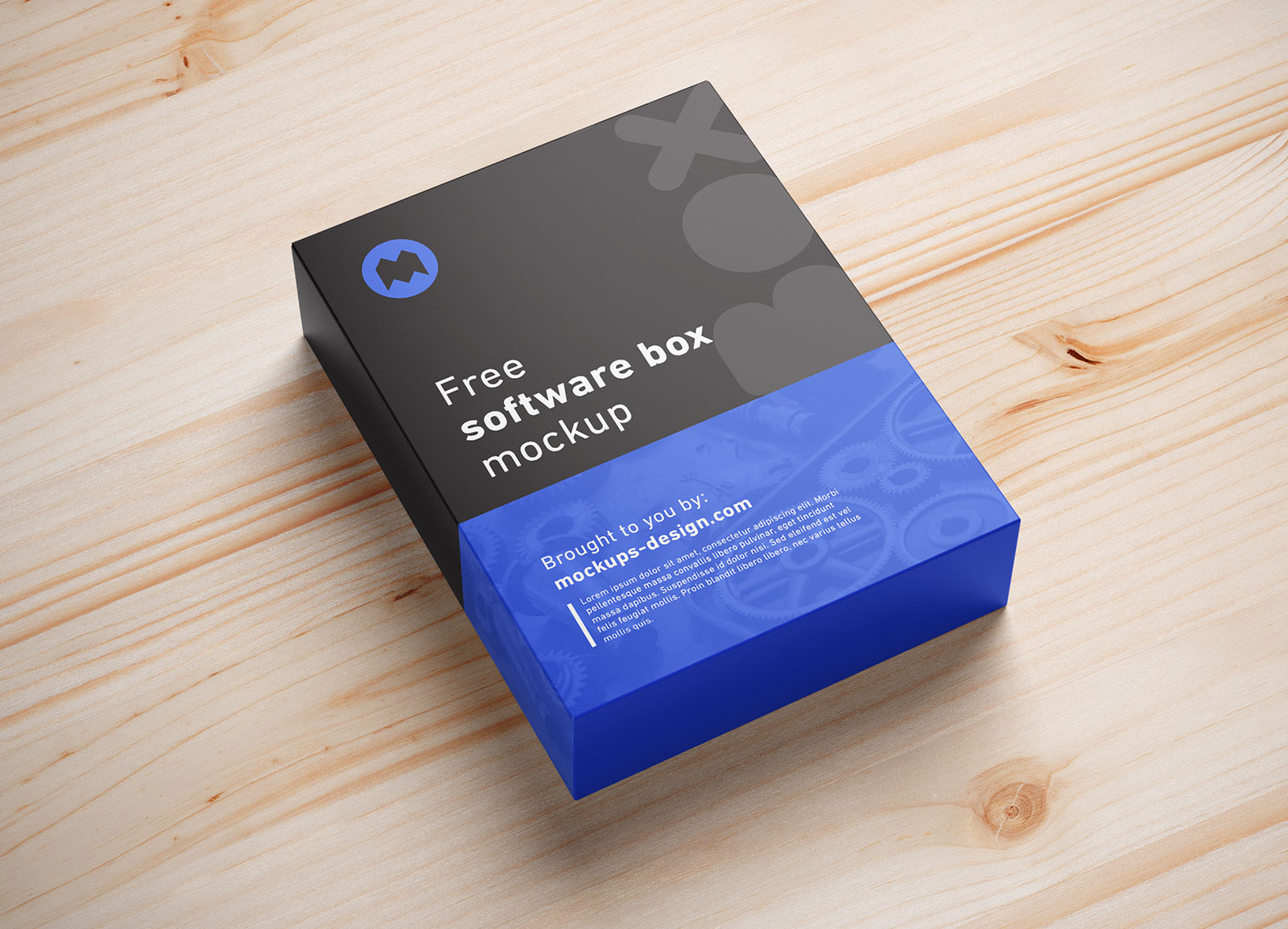 Free Software Box Packaging Mockup PSD - Good Mockups