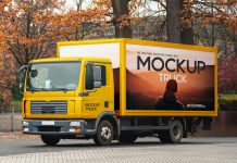 Download Free Cargo Van Vehicle Branding Mockup PSD (All Angles ...