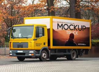 Free-Box-Truck-Mockup-PSD