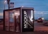 Free-Outdoor-Advertising-Bus-Shelter-Mockup-PSD