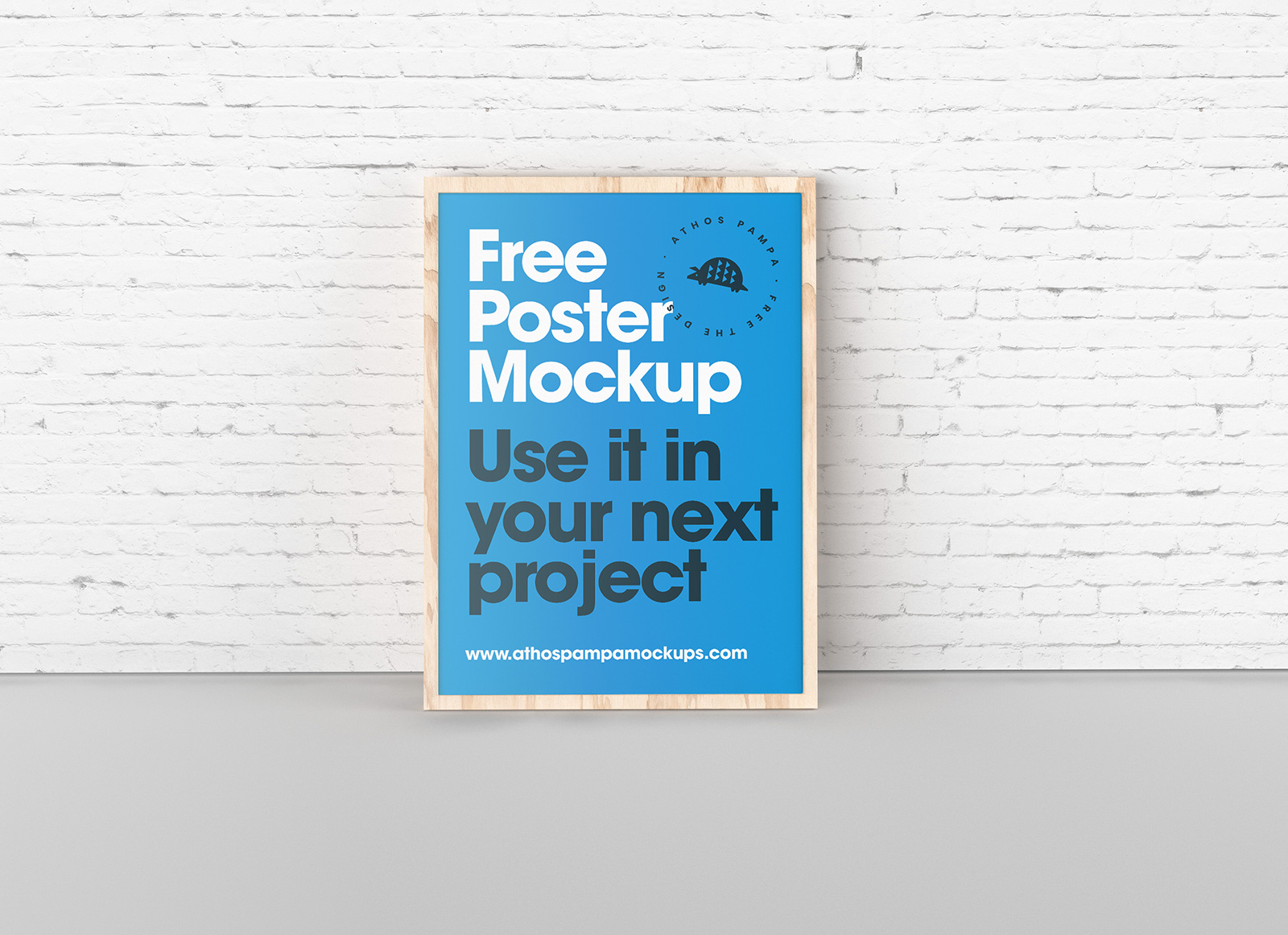 Download Free Solo Poster / Photo Frame Mockup PSD - Good Mockups