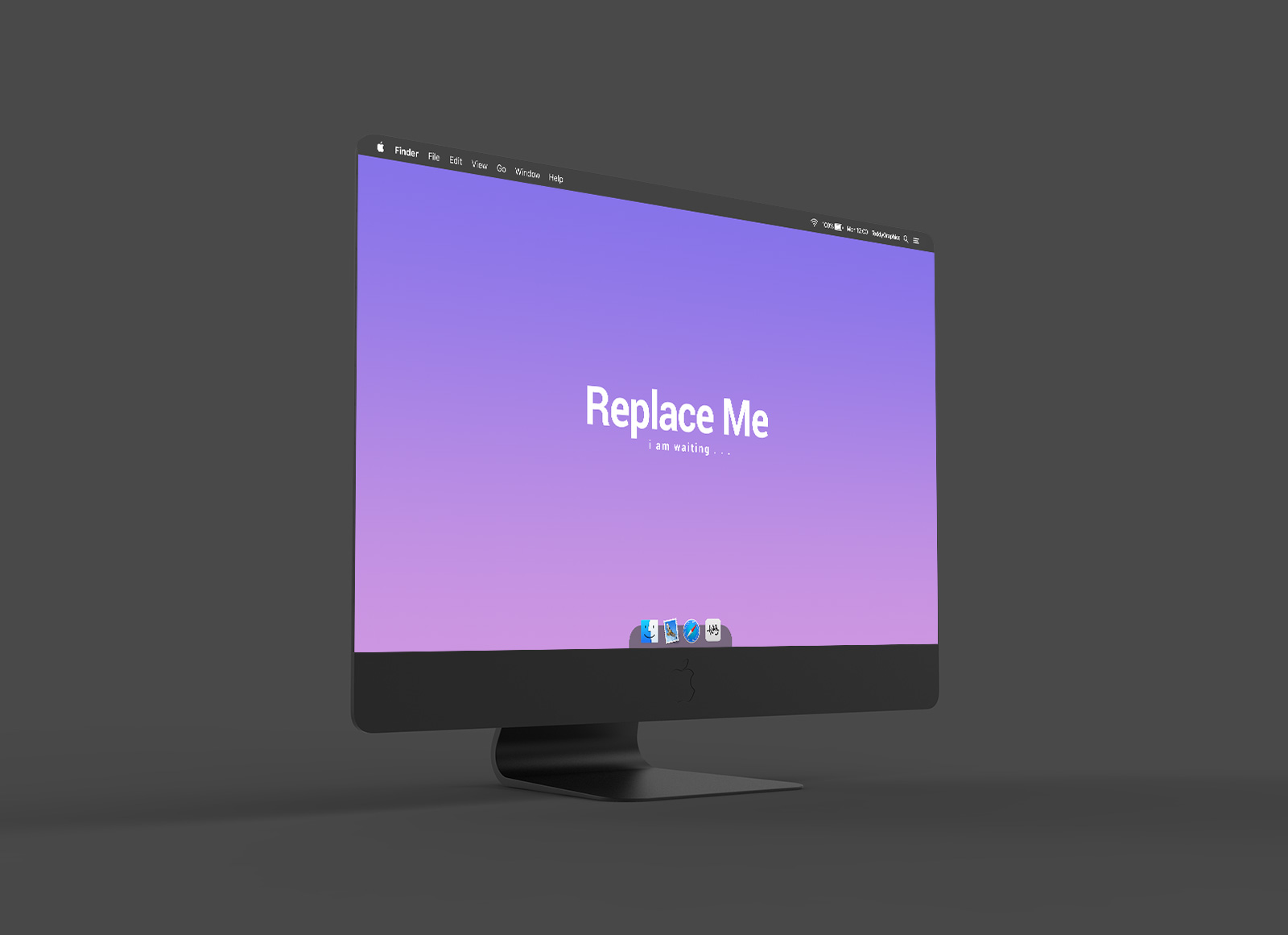 Download Free Ultra High Resolution Black iMac Pro Mockup PSD ... PSD Mockup Templates