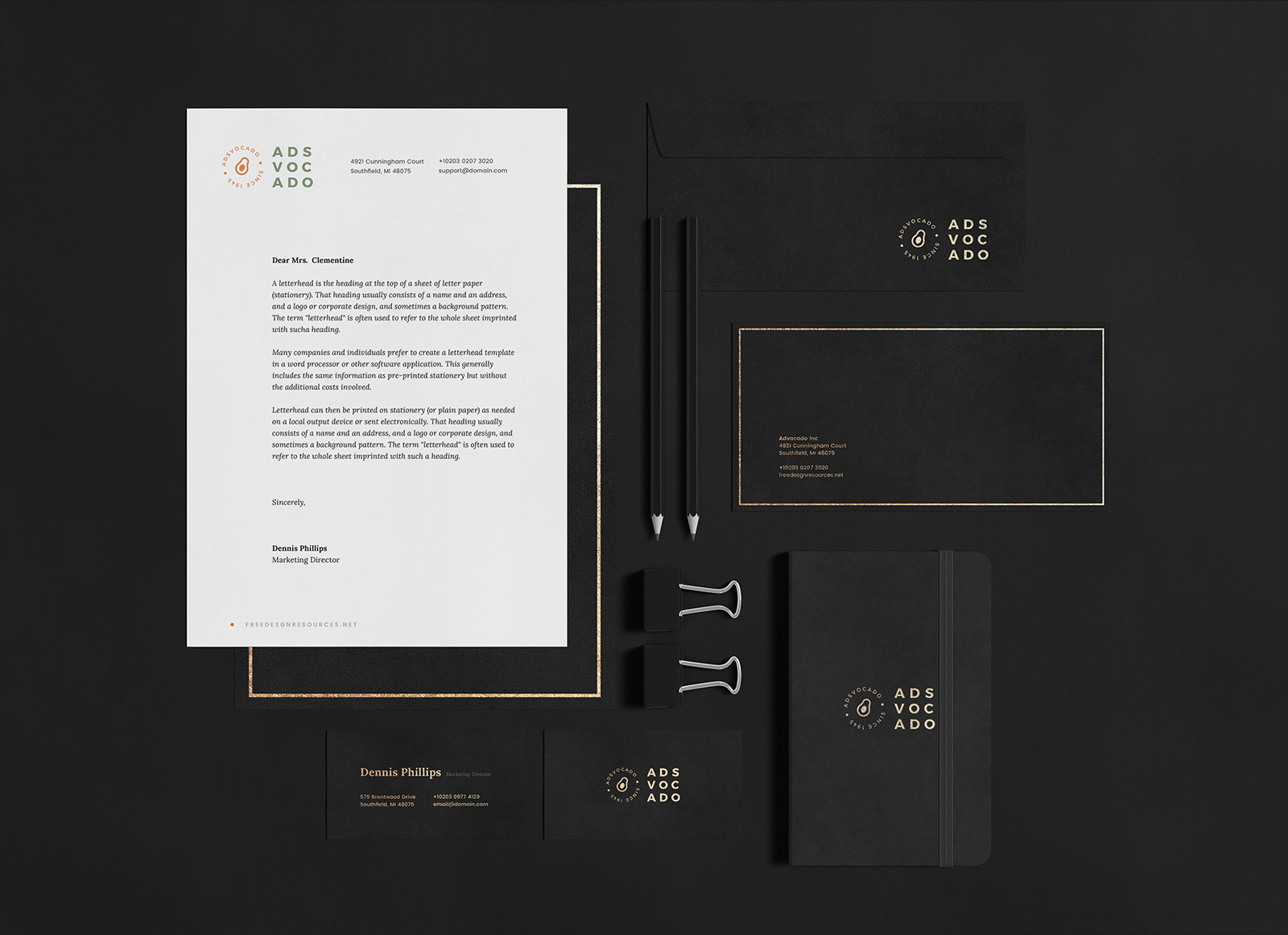 Download Free Premium Corporate Identity Mockup Psd Good Mockups