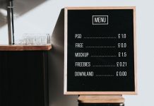 Free-Restaurant-Menu-Chalkboard-Mockup-PSD