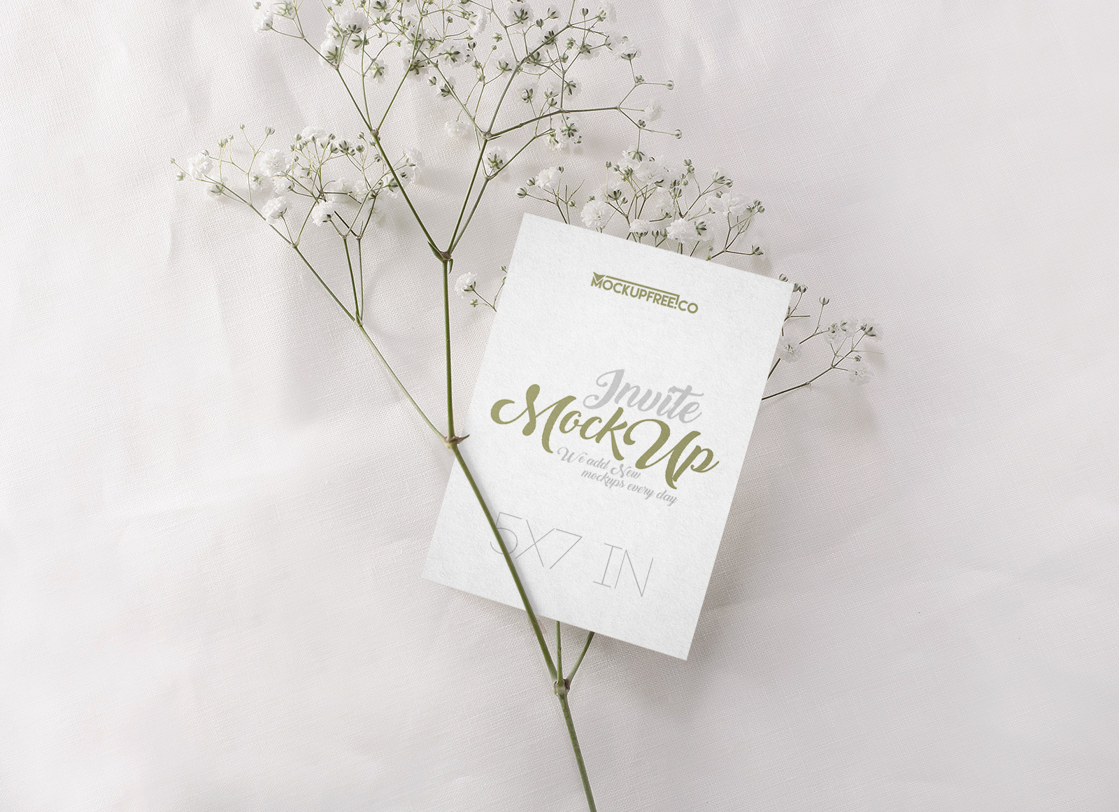 Free Wedding Invitation Card Mockup Psd Set Good Mockups