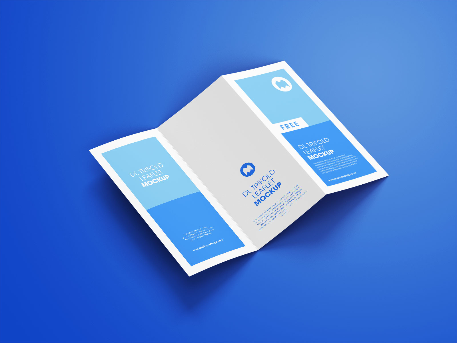 Free 3-Fold Tri-Fold Brochure Mockup PSD Set (1)