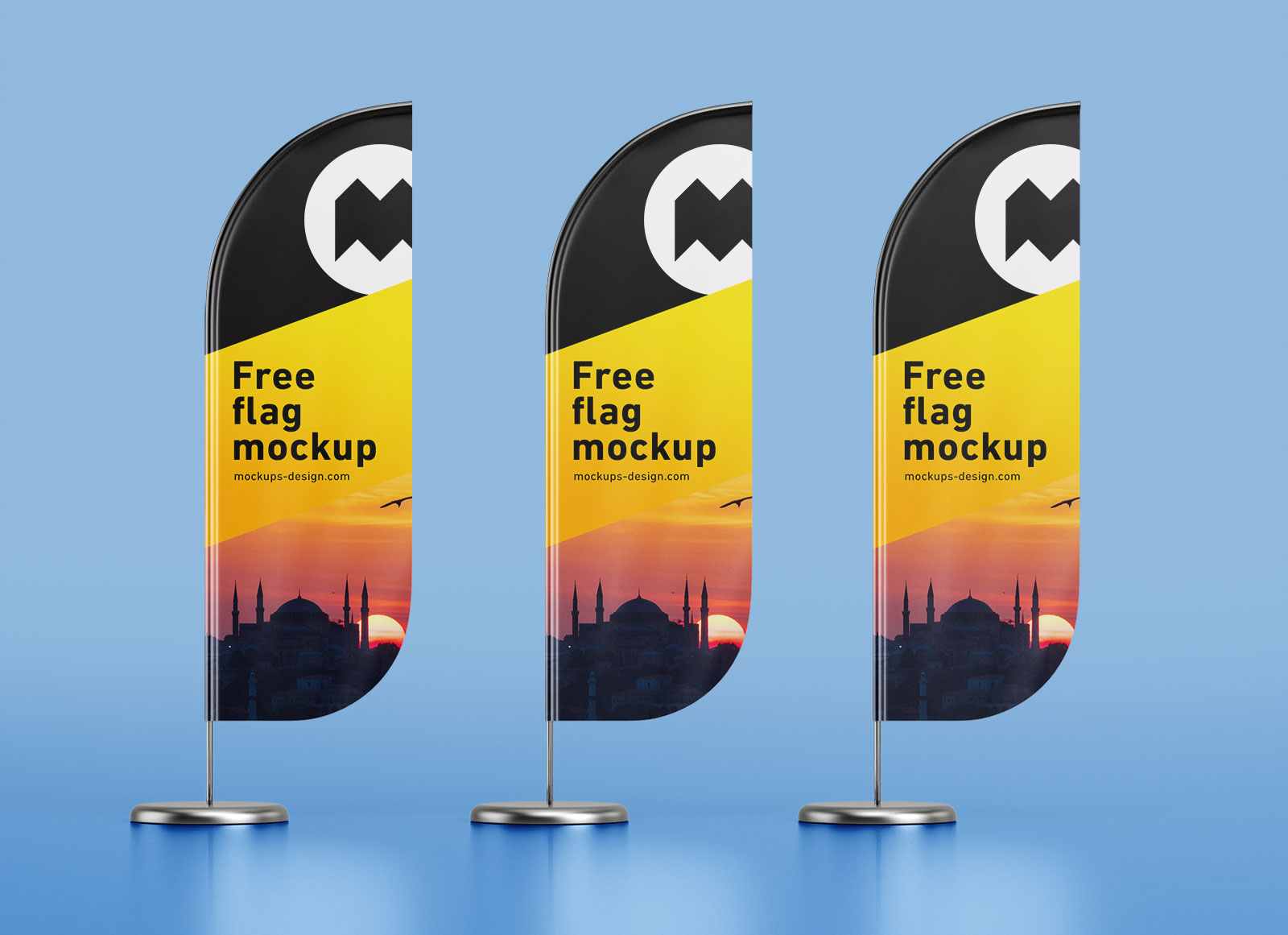 Download Free Promotional Winder Feather Flag Banner Mockup Psd Set Good Mockups Yellowimages Mockups