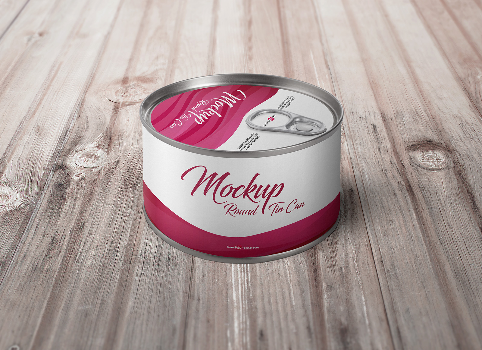 Download Free Food Preserve Tin Can Mockup PSD - Good Mockups