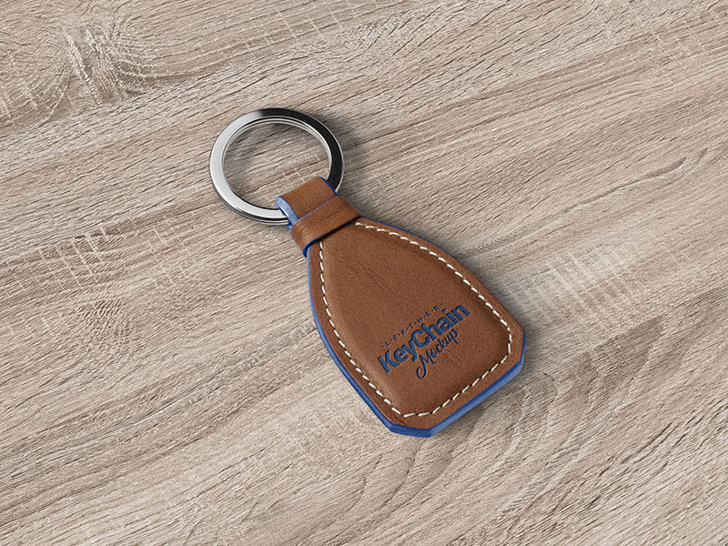 Download Free Leather Keychain Mockup PSD - Good Mockups PSD Mockup Templates