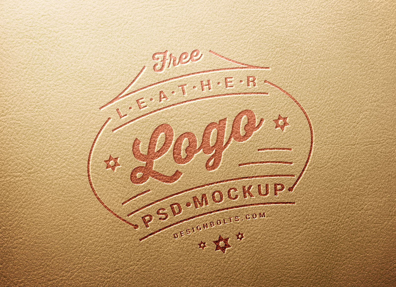 Download Free Leather Stamping Logo Mockup Psd Good Mockups