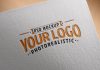 Free-Logo-Mockup-PSD-on-Textured-paper