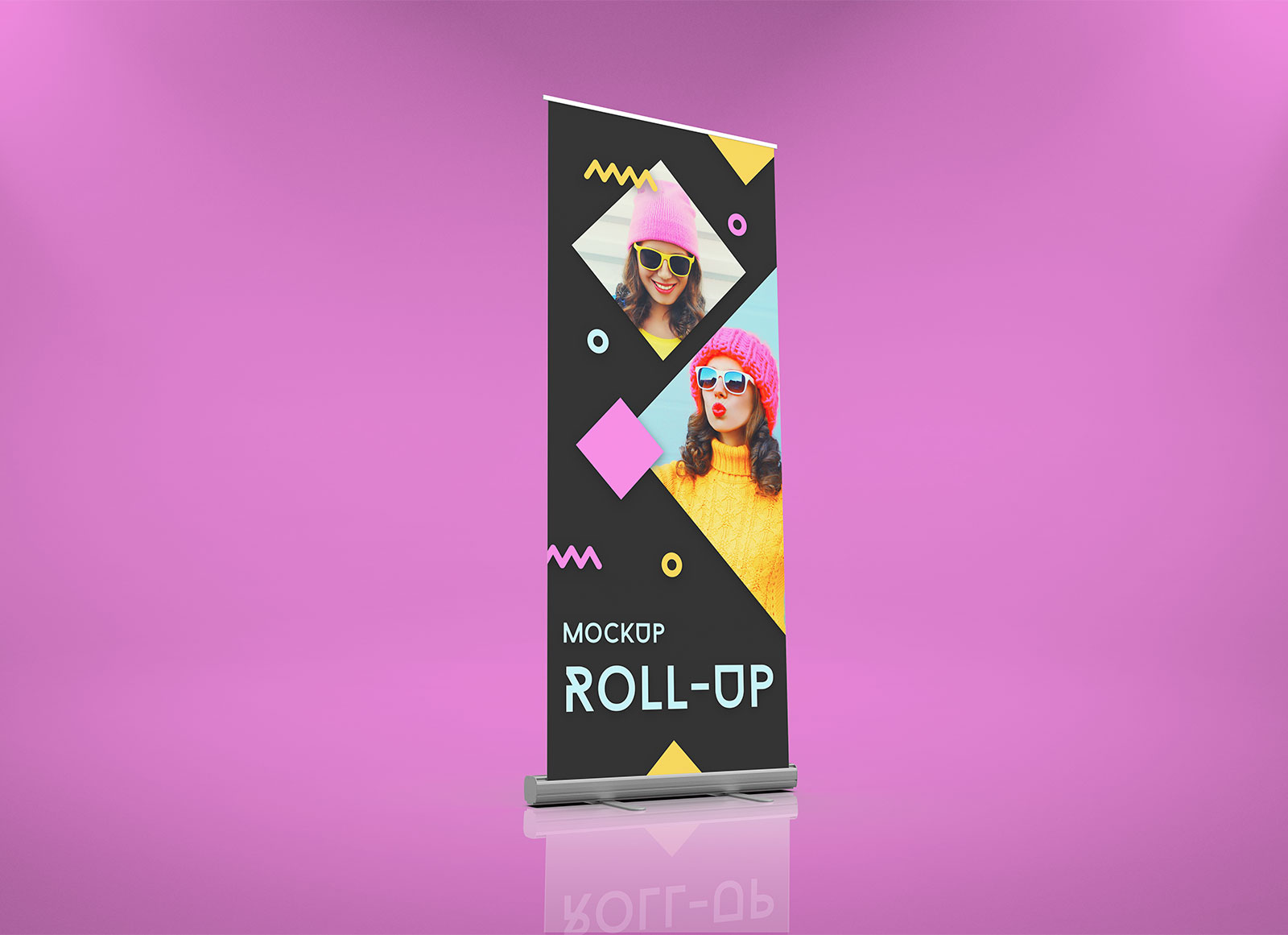 Download Free Pull Up Banner Mockup Psd Good Mockups Yellowimages Mockups