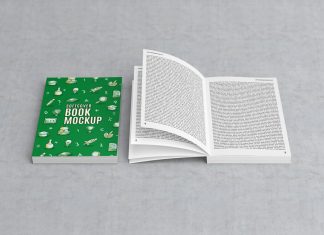 Free-Softcover-Title-&-Open-Book-Mockup-PSD-File