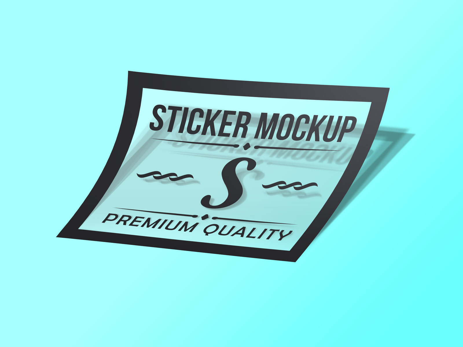 Download Free Photorealistic Transparent Sticker Mockup Psd Good Mockups