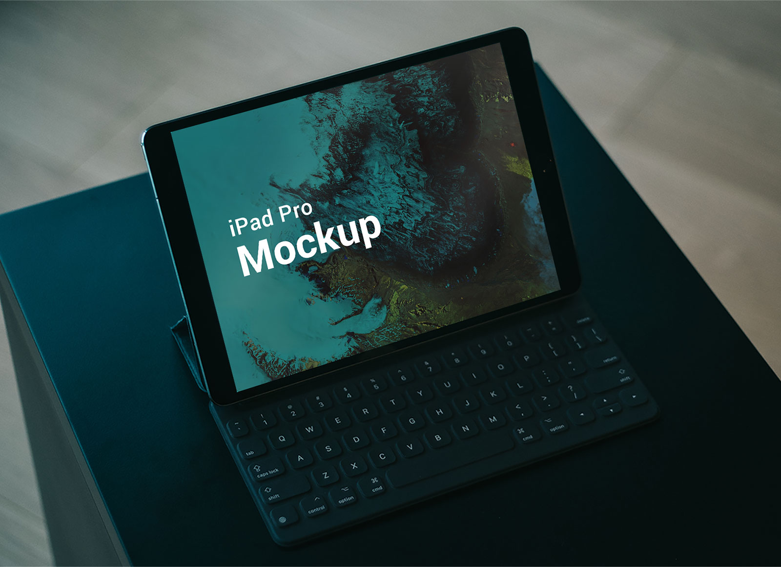 Download Free Apple Ipad Pro With Keyboard Psd Sketch Mockup Good Mockups