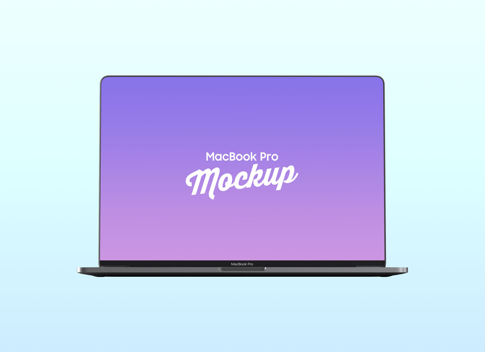 Download Free Bezel-Less MacBook Pro 2019 with Touch Bar Mockup PSD ...