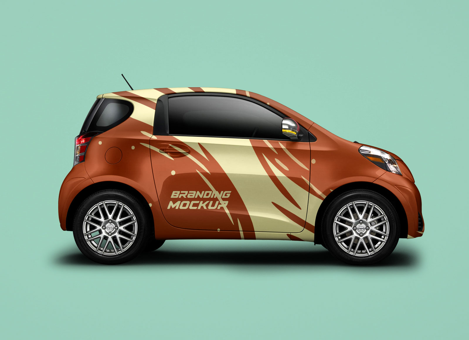 Download Free Mini Electric Car Branding Mockup Psd Good Mockups