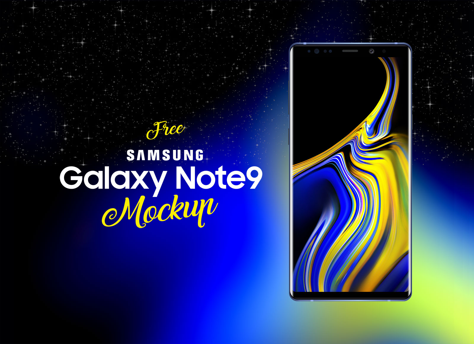 Download Free Samsung Galaxy Note9 Mockup PSD - Good Mockups