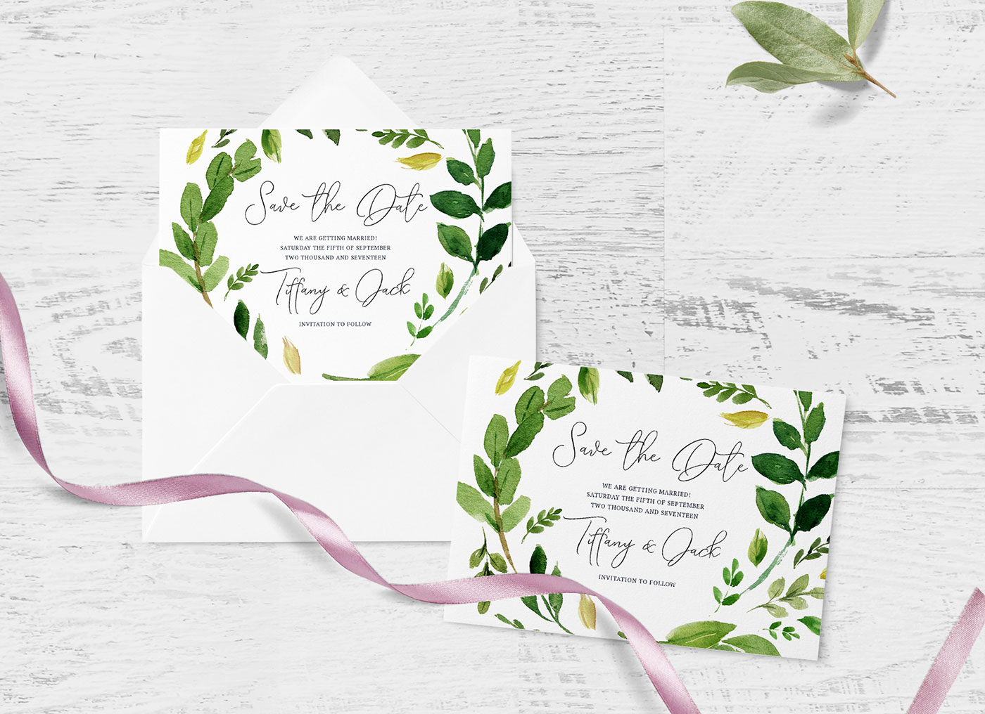 Download Free Wedding Invitation Card & Envelop Mockup PSD - Good ... PSD Mockup Templates