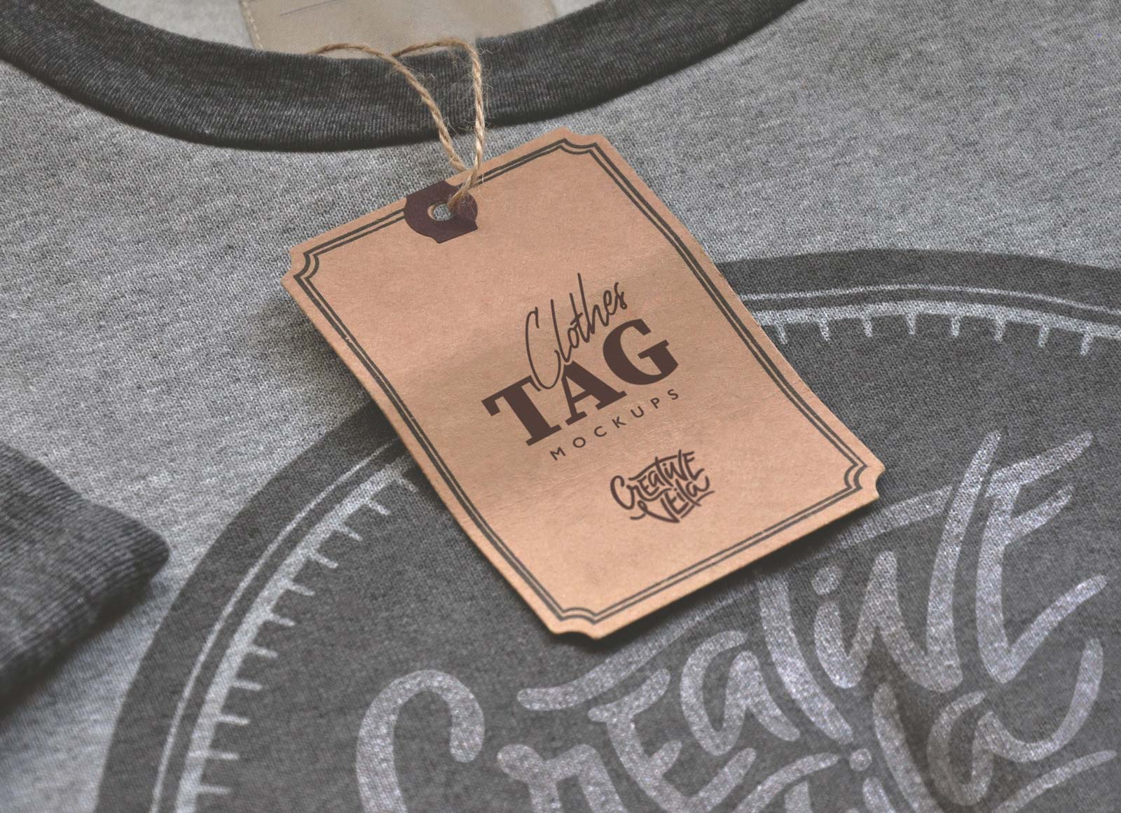 Free Premium Cloth Label Hang Tag Mockup PSD Set - Good ...