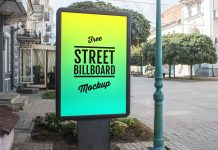 Download Free Outdoor Advertising Street Poster Billboard Psd Mockup Good Mockups PSD Mockup Templates
