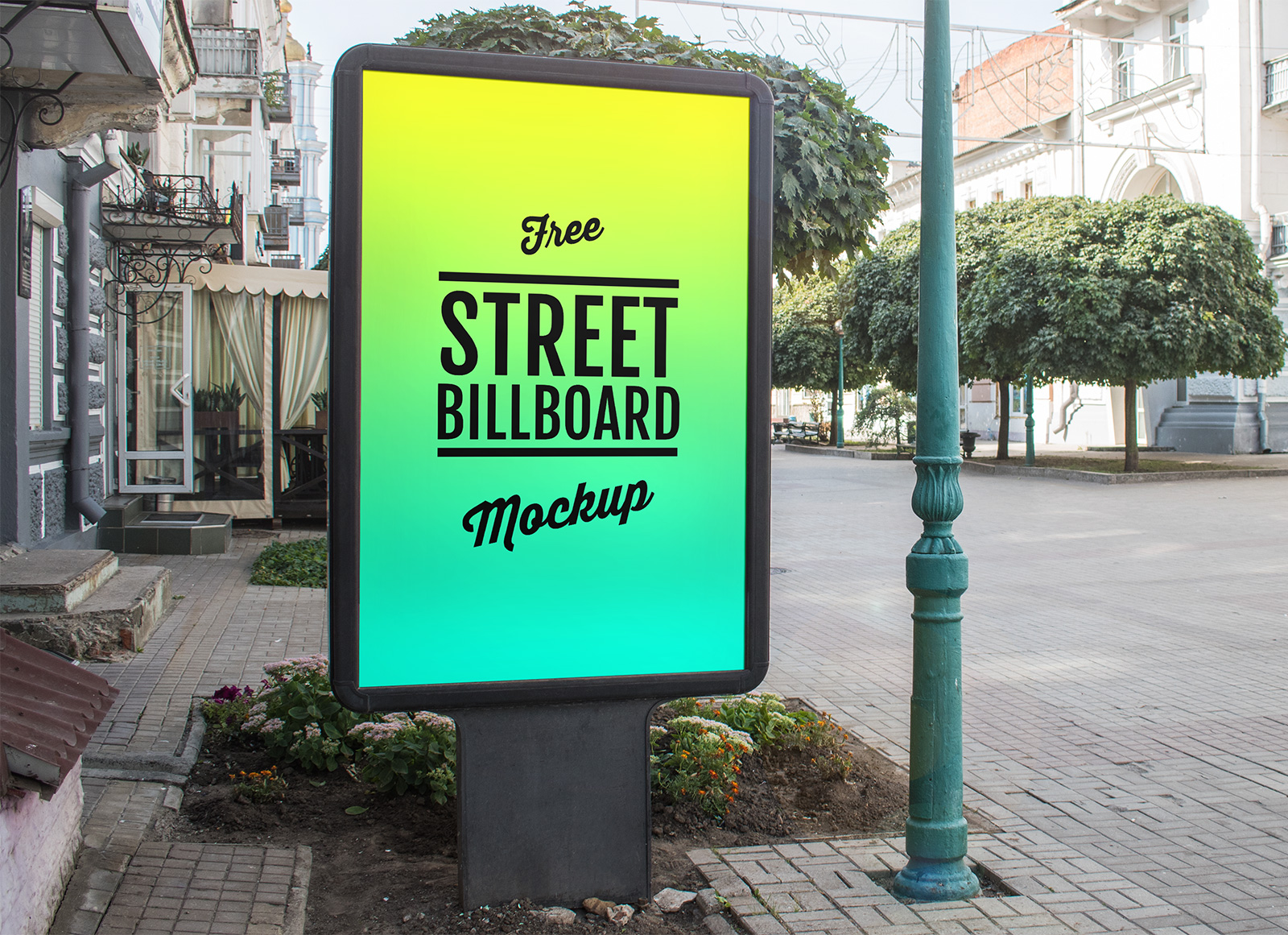 Free-Outdoor-Advertising-Display-Street-Billboard-Mockup-PSD-2