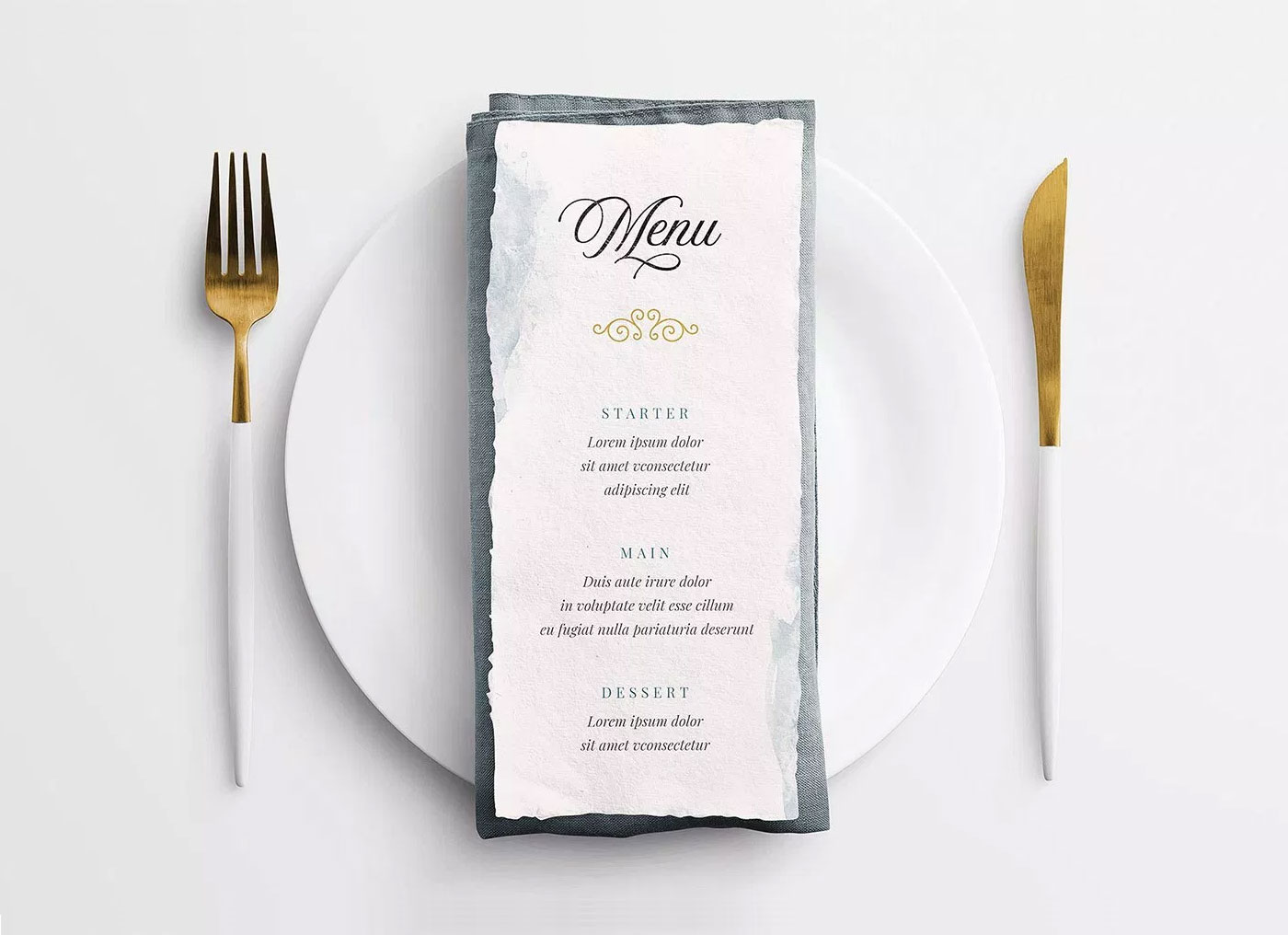 Download Free Restaurant Table Menu Mockup Psd Good Mockups