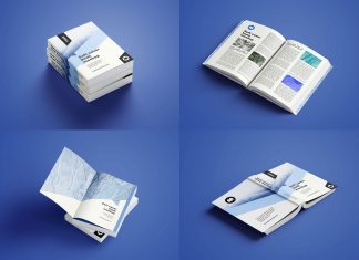 Free-Softcover-Book-Mockup-PSD-Set-(11-Files)