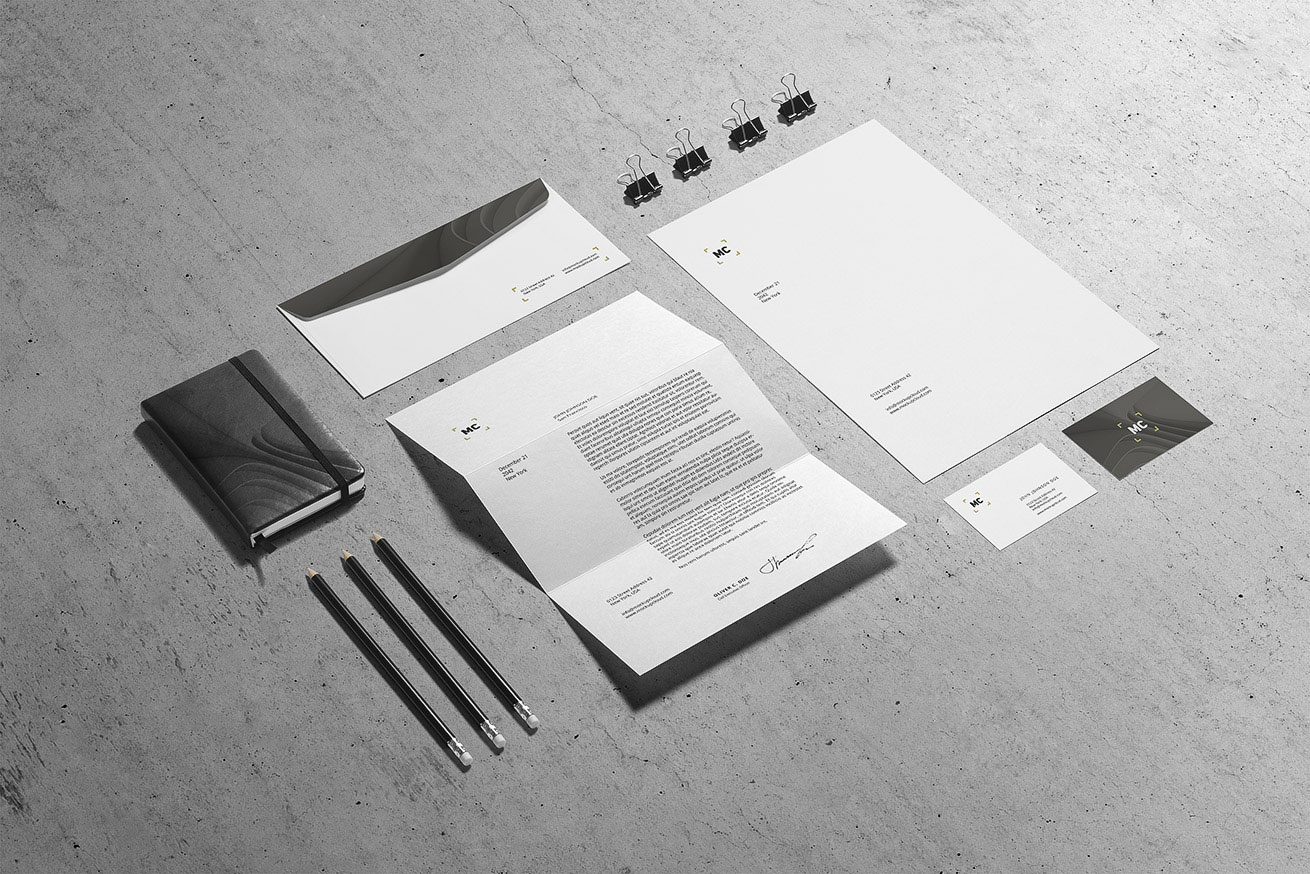 Download Free Corporate Business Stationery Mockup Psd Set Good Mockups PSD Mockup Templates