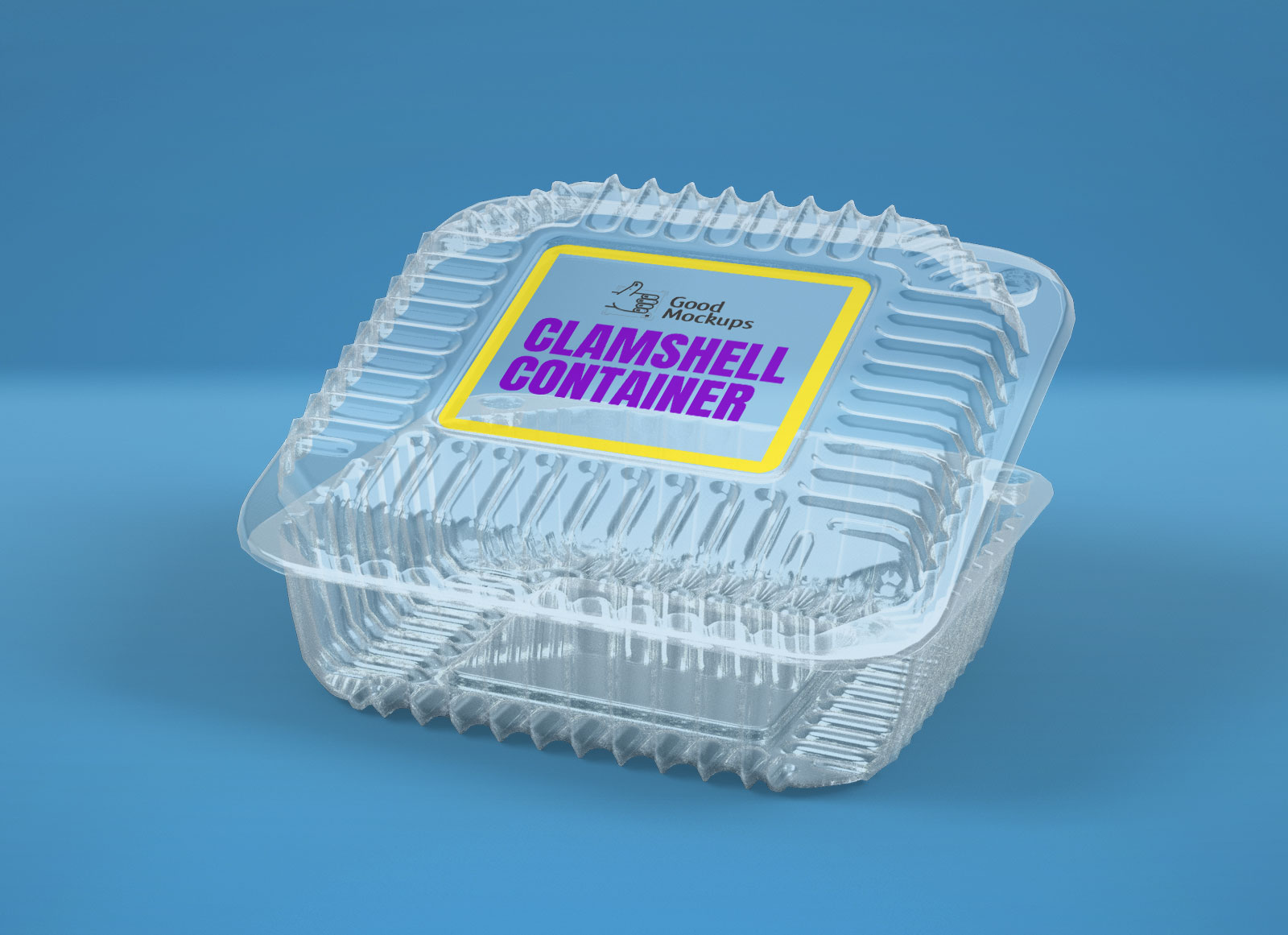 Download Free Transparent Disposable Clamshell Container Packaging Mockup Psd Good Mockups