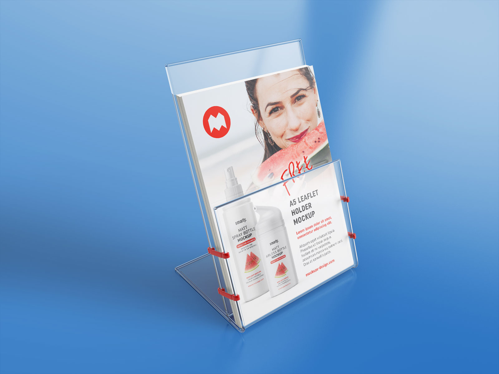 Free-Transparent-Leaflet-Flyer-Holder-Stand-Mockup-PSD-Set-3