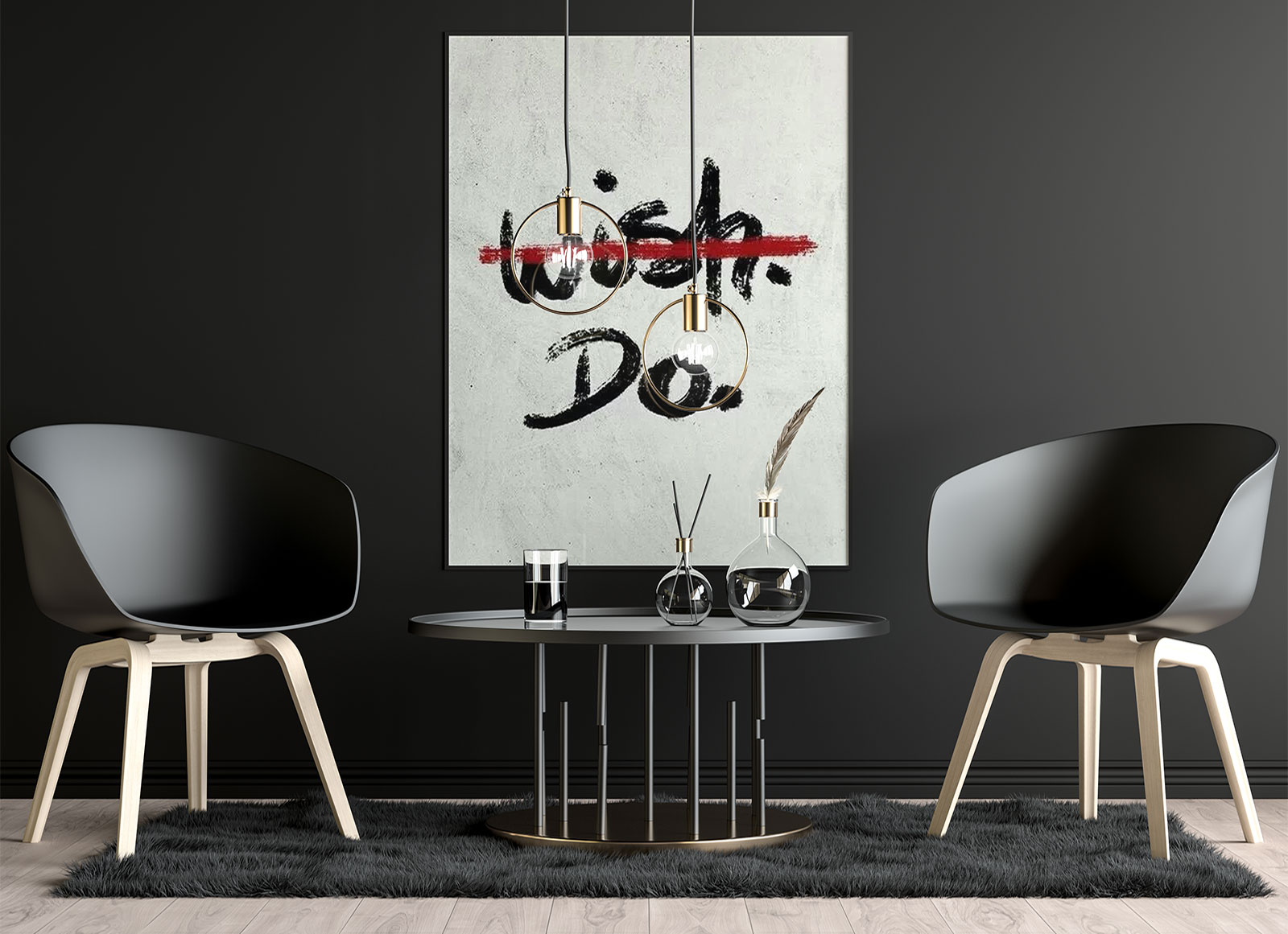 Download Free Wall Poster / Canvas Mockup PSD - Good Mockups