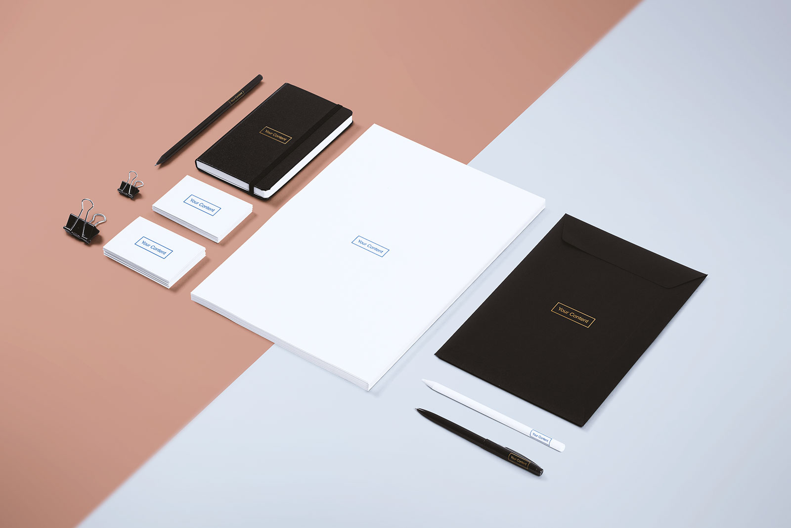 Download Free Premium Stationery / Brand Identity Mockup PSD Set ...