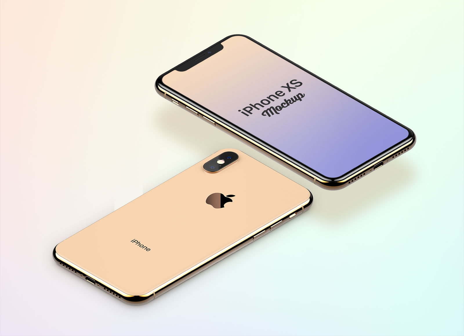 Download Free iPhone Xs Splash Screen Mockup PSD - Good Mockups